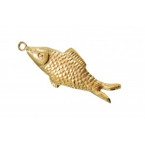 Gold Filled Large Fish Charm