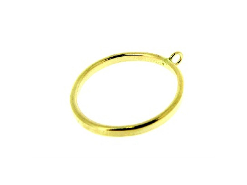 Gold Filled Flat Wire Ring - 30mm