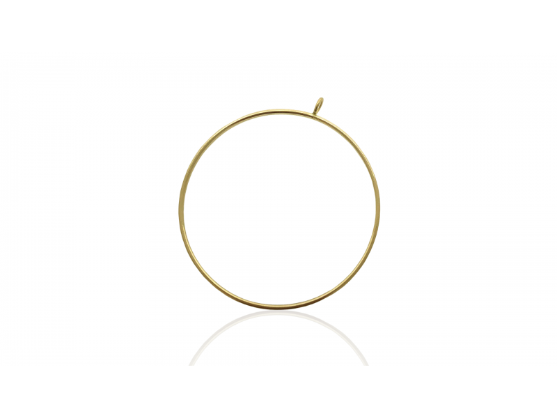 Gold Filled Flat Wire Ring - 50mm