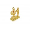 Gold Plated Sewing Machine Charm