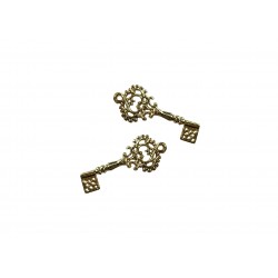 Gold Plated Brass Key