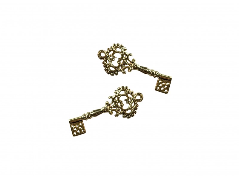 Gold Plated Brass Key