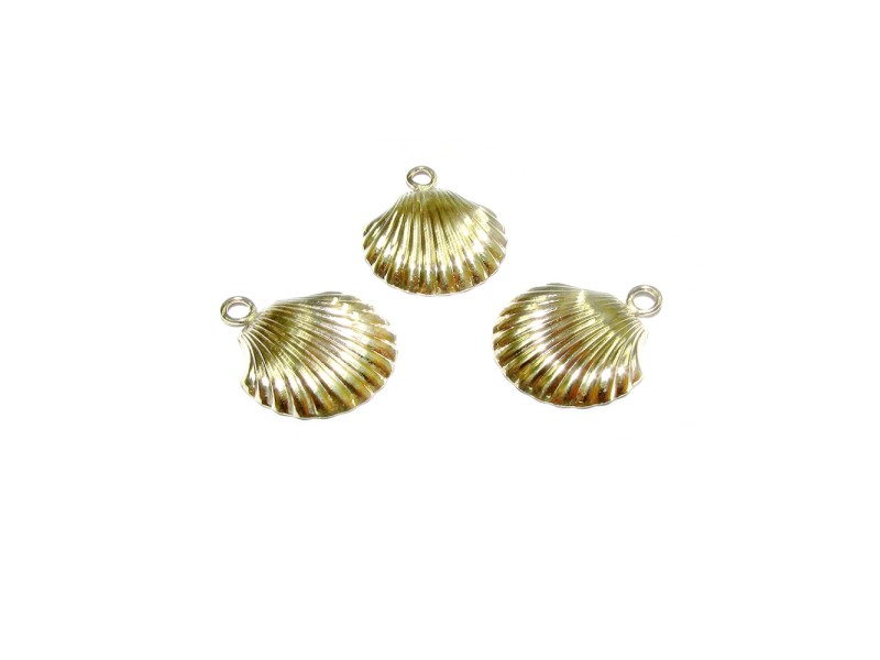 GOLD FILLED SHELL CHARM