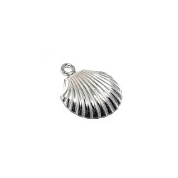 Sterling Silver 925 Patterned Shell