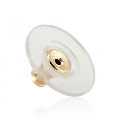 Plastic Earring Backs Gold plated