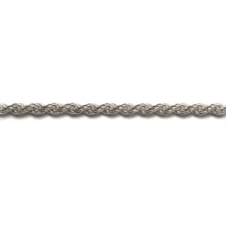 Sterling Silver 925 Twisted Rope Chain - 2mm (35)