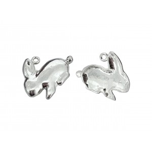 Sterling Silver 925 Rabbit Pendant