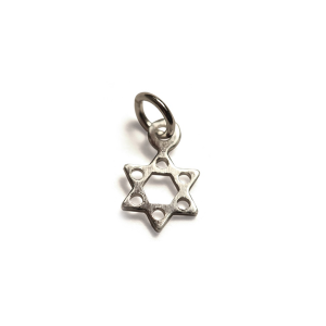 Sterling Silver 925 Tiny Star of David Charm