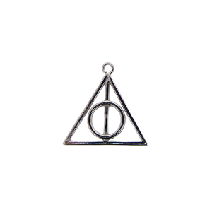 Sterling Silver 925 ''Deathly Hallows'' Symbol Pendant