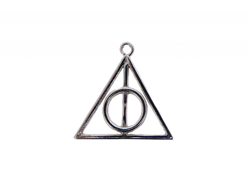 Sterling Silver 925 ''Deathly Hallows'' Symbol Pendant