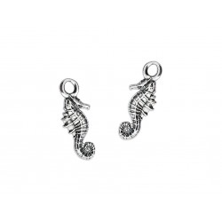 Sterling Silver 925 Tiny Seahorse Charm