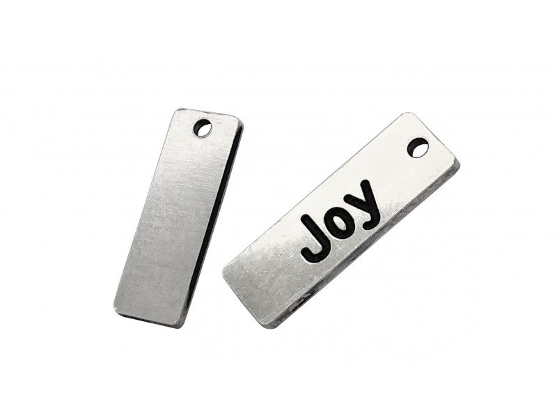 925 JOY RECTANGLE TAG 