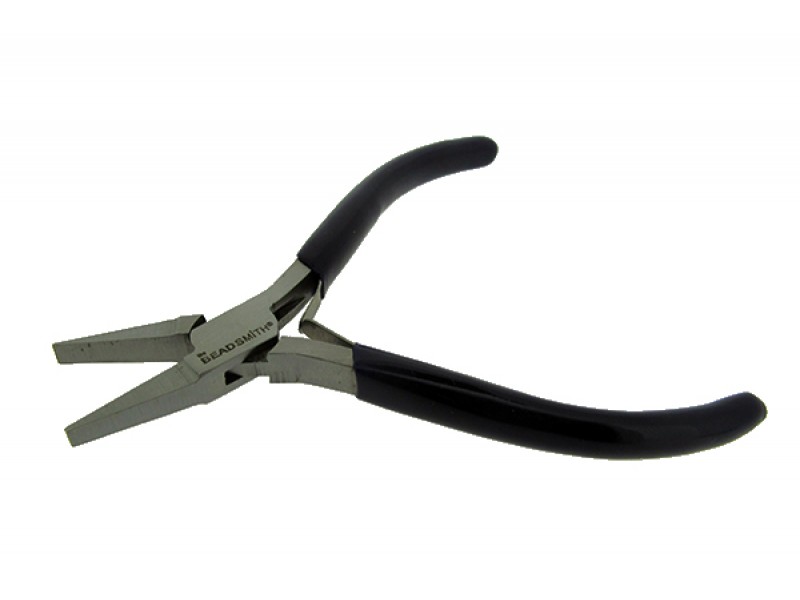 Medium Duty Flat Nose Pliers with Spring 115mm The BEADSMITH