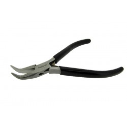 Super fine bent Chain Nose Pliers with Spring 115mm The BEADSMITH