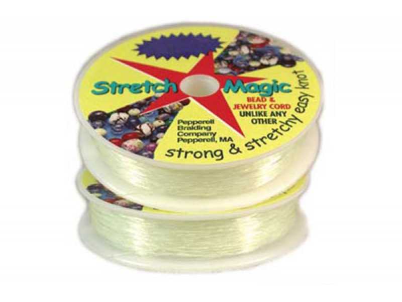 STRETCH MAGIC Clear Elastic Cord 0.7 mm 25 meters