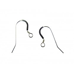 Sterling Silver 925 Ear Wires - 21mm