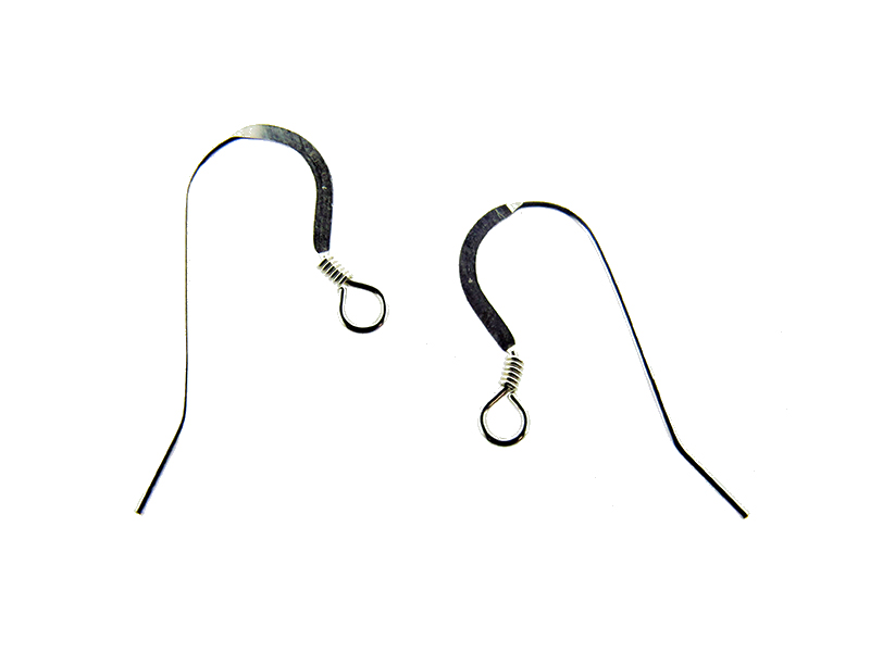 Sterling Silver 925 Ear Wires - 21mm