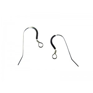 Sterling Silver 925 Ear Wires (with coil) - 25mm