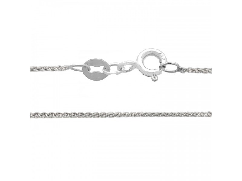 Ready Made Sterling Silver 925 Spiga Chain - 1.5mm / 20"