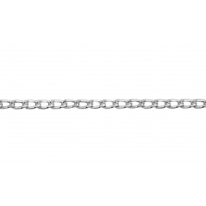 Sterling Silver 925 Open Curb Chain (54)