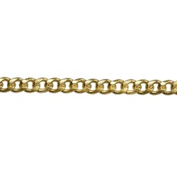 14K Gold Filled Thick Curb Chain - 6mm x 8mm / 1.5mm Wire