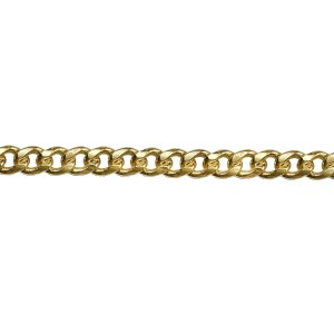 14K Gold Filled Thick Curb Chain - 6mm x 8mm / 1.5mm Wire