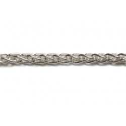 Sterling Silver 925 Spiga Chain, 3.2 mm