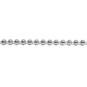 Sterling Silver 925 Ball Chain, 1.2 mm (71)