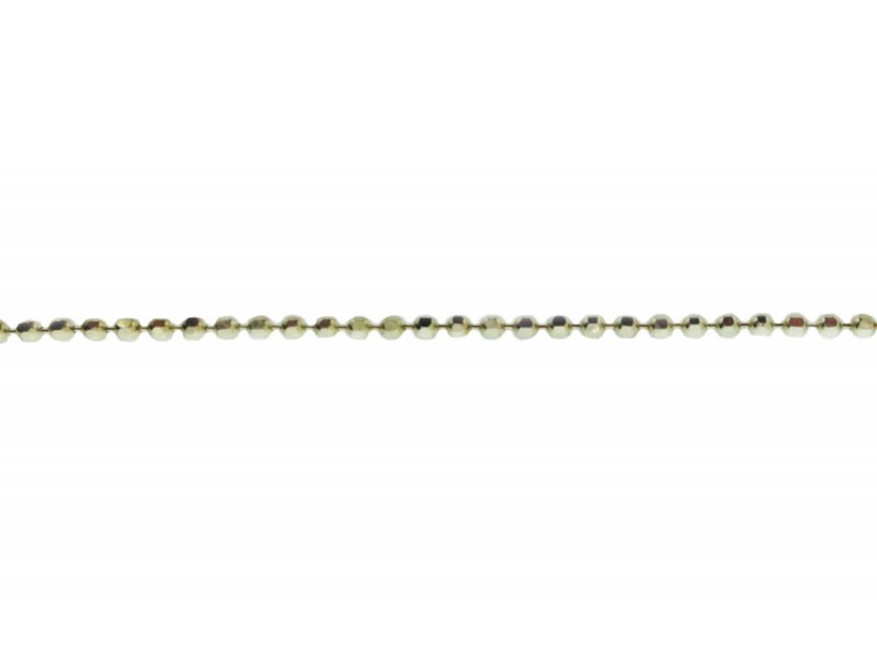 Sterling Silver 925 Diamond Cut Ball Chain - 2mm (74)