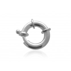 Sterling Silver 925 Spring / Bolt Ring, 14 mm x 3 mm  