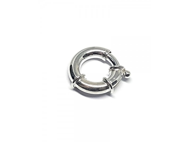Sterling Silver 925 Spring / Bolt Ring, 18.8 x 4.2 mm