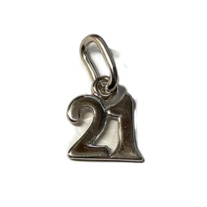 S925 SILVER 21 BIRTHDAY PENDANT 