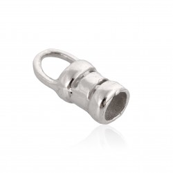 Sterling Silver 925 Crimping End Cap I/D 1.0mm