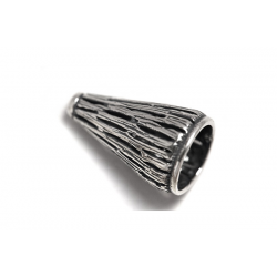 Sterling Silver 925 large Cone Bead 11.88mm x 19.41mm