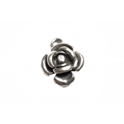 Sterling Silver 925 Rose Charm pendant