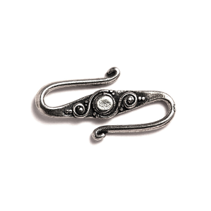 Sterling Silver 925 S Hook Clasp 13.69mm x 25.57mm