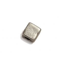 Sterling Silver 925 Square Bead 4.3mm 