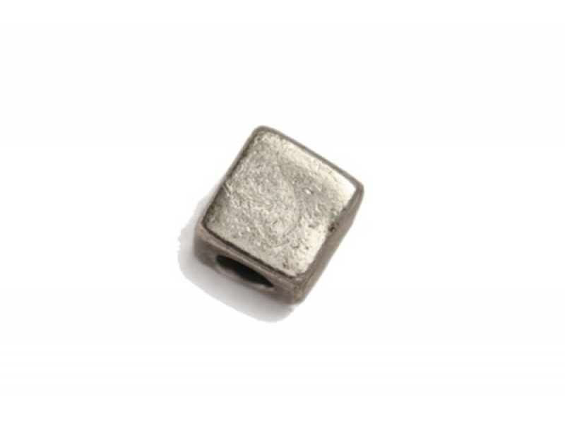 Sterling Silver 925 Square Bead 4.3mm 