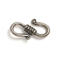 Sterling Silver 925 S/ Hook Clasp 8.35mm x 14.43mm, thick 2.95mm