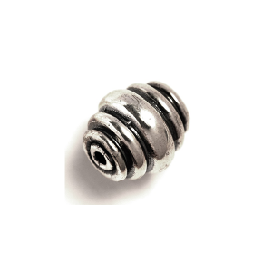 Sterling Silver 925 Bee's Nest Bead 16.1mm x 14.7mm