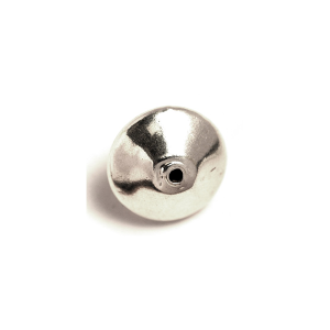 Sterling Silver 925 Bicone Bead 11.4mm x 16.56mm