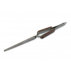 REVERSE ACTION STRAIGHT STAINLESS STEEL TWEEZERS 