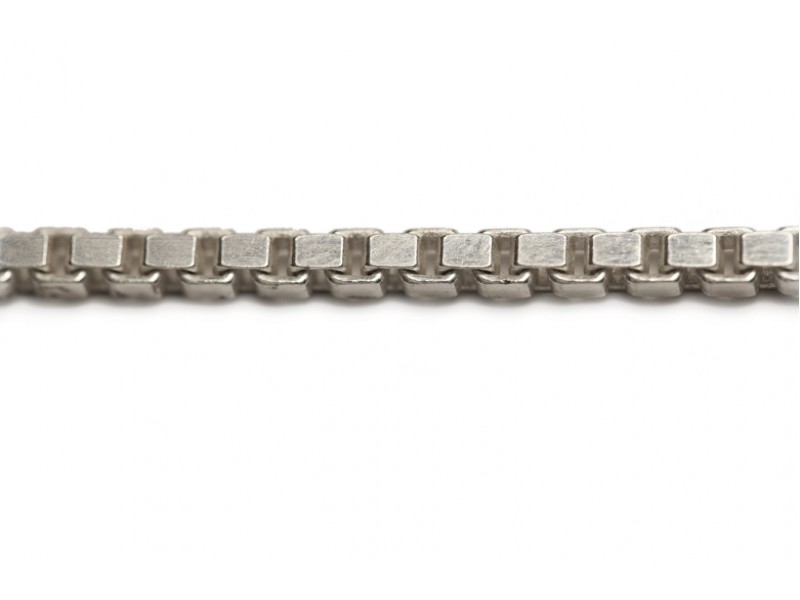Sterling Silver 925 Chunky Diamond Cut Box Chain - 2.7 mm (80)