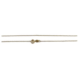 GOLD FILLED FINE CABLE CHAIN READY-MADE 0.8MM 18"