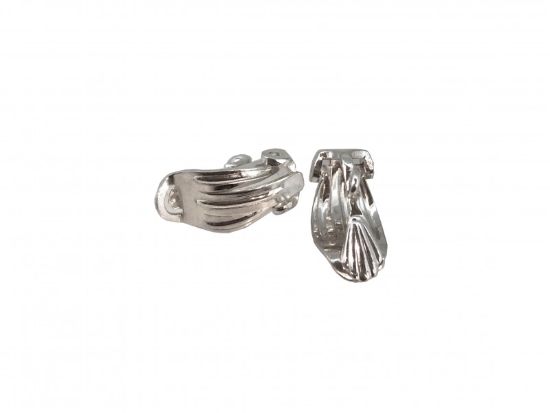 Sterling Silver 925 Complete Ear Clip with Loop