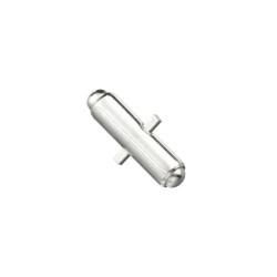 Silver 935 Cufflink finding Round Bar