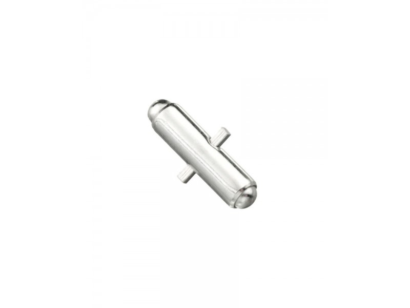 Silver 935 Cufflink finding Round Bar