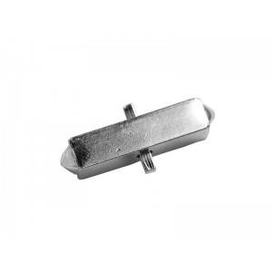 Sterling Silver 925 Cufflink finding Square Bar