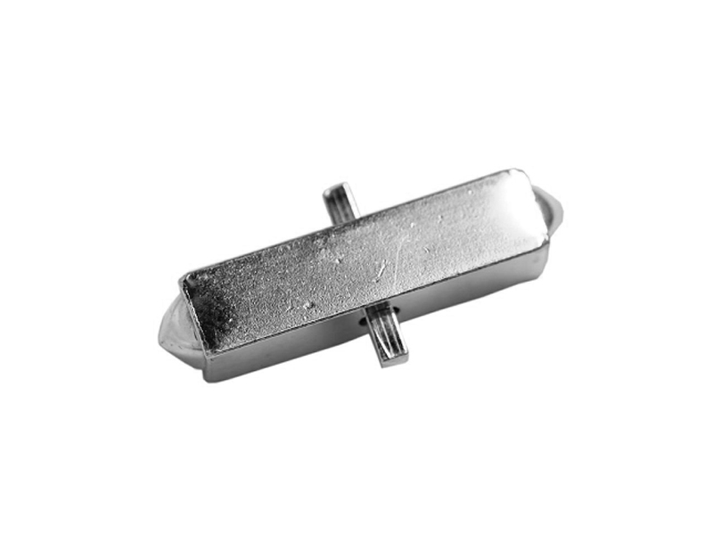 Sterling Silver 925 Cufflink finding Square Bar