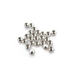 PACK OF, SILVER 925 2-HOLE BEAD 2.5mm